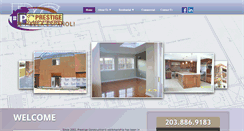 Desktop Screenshot of prestige-constructions.com